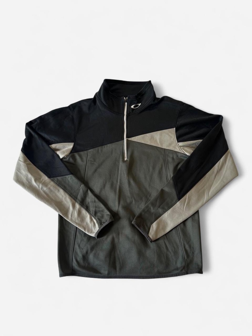 Oakley Y2K Colorblock Quarter Zip Pullover Men's M